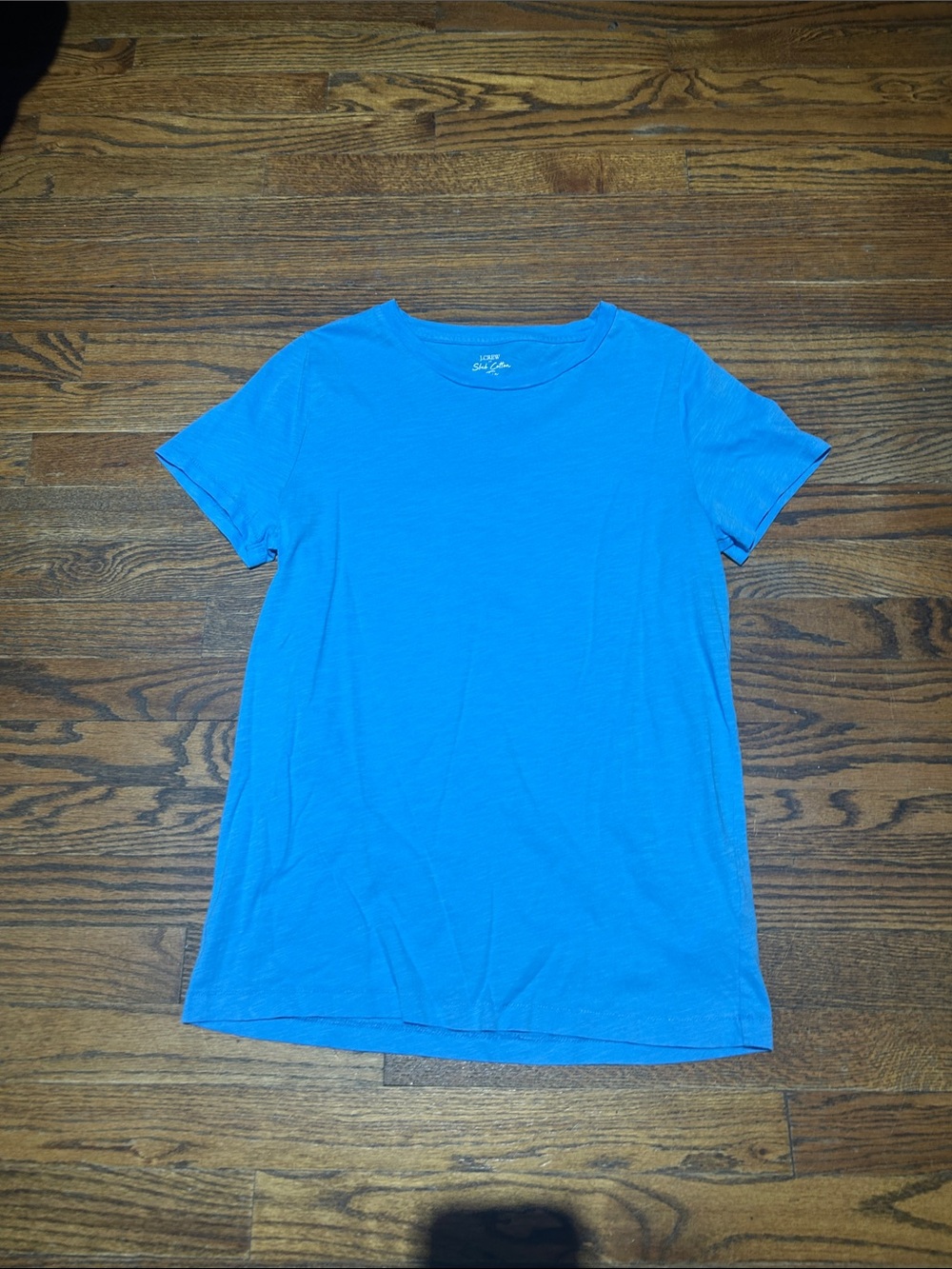 J. Crew Vibrant Blue Crewneck Short Sleeve Tee